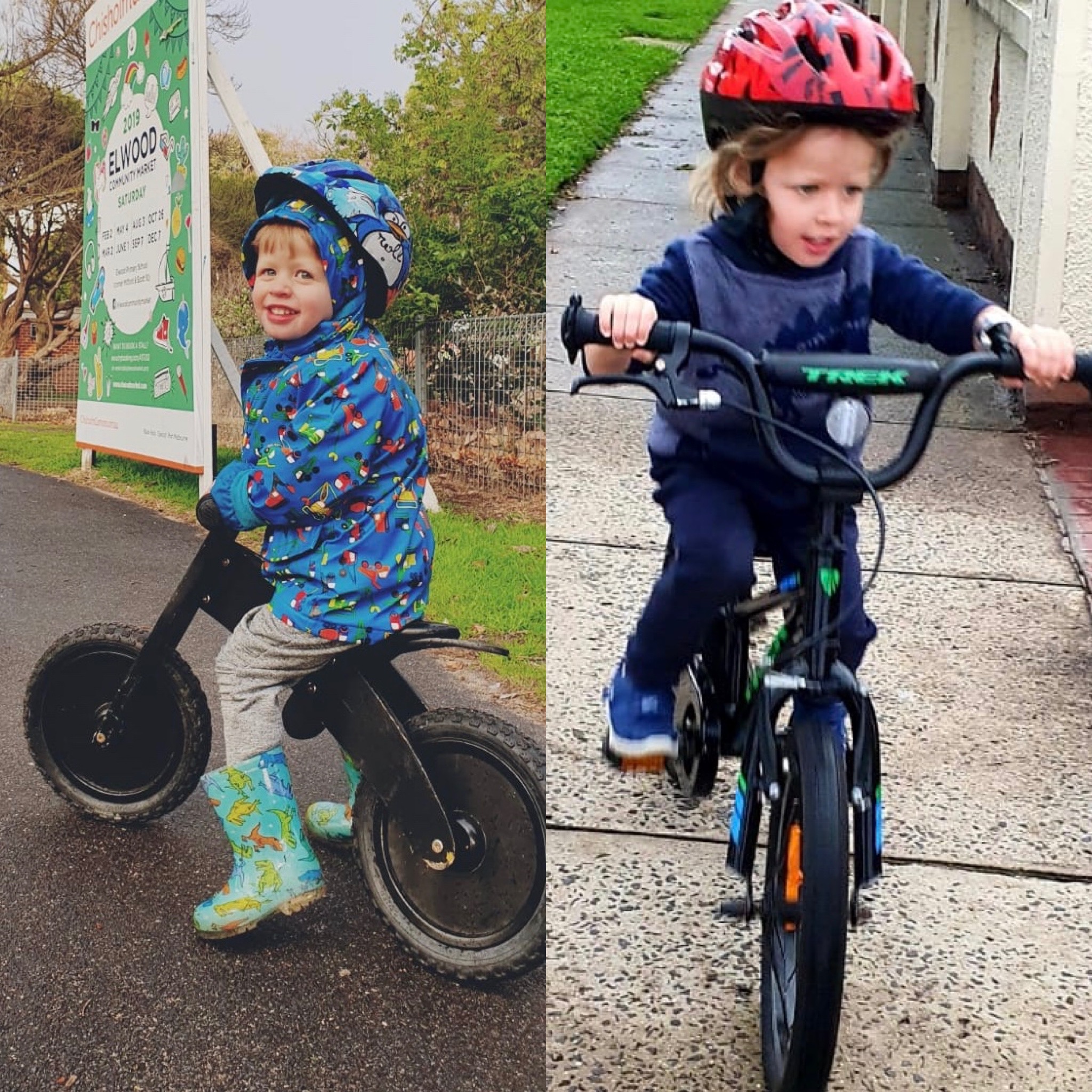 niño en bicicleta 